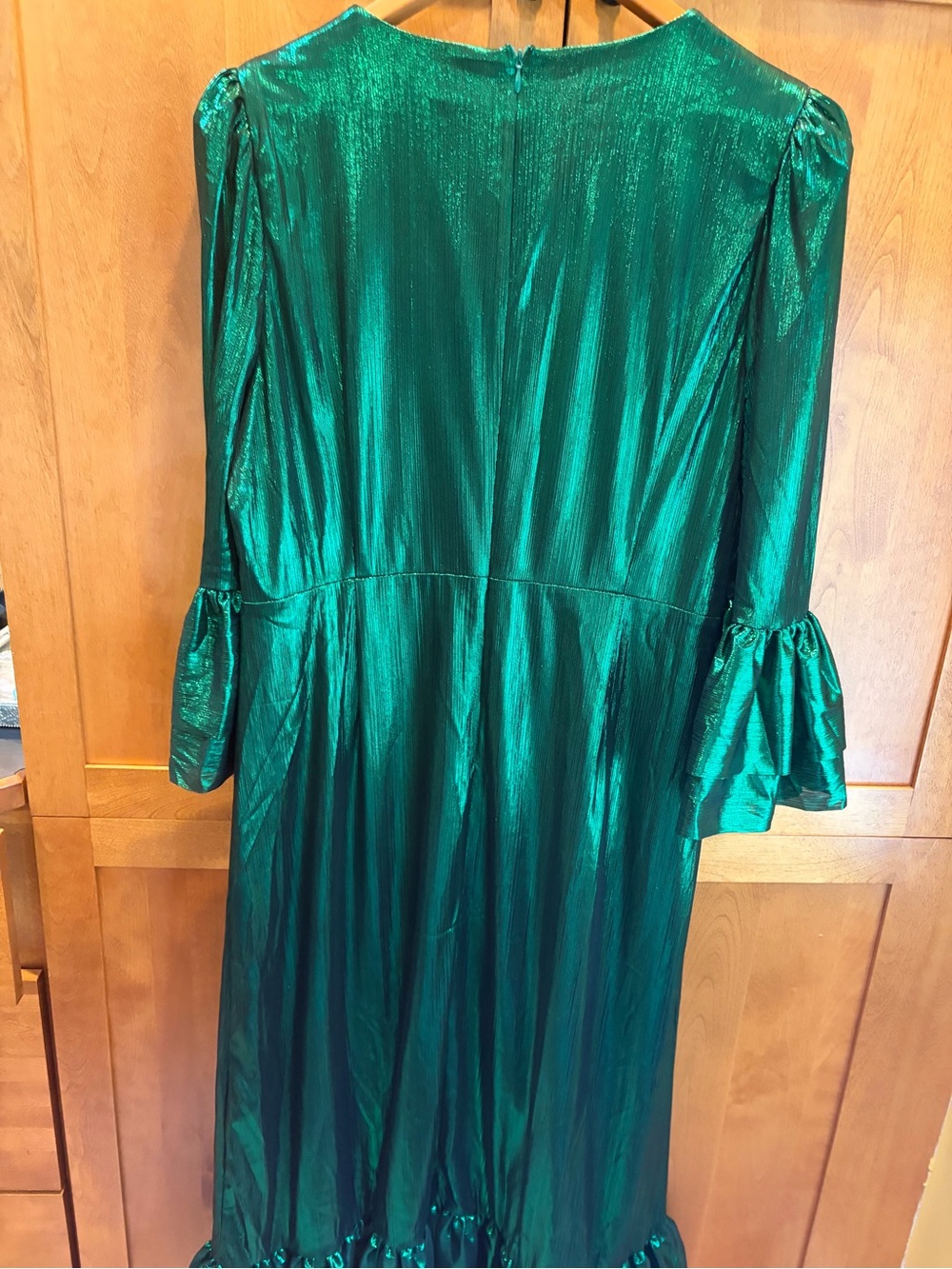 Pomander Place Tuckernut Emerald Green Midi Dress XL Brand New - Picture 9 of 12
